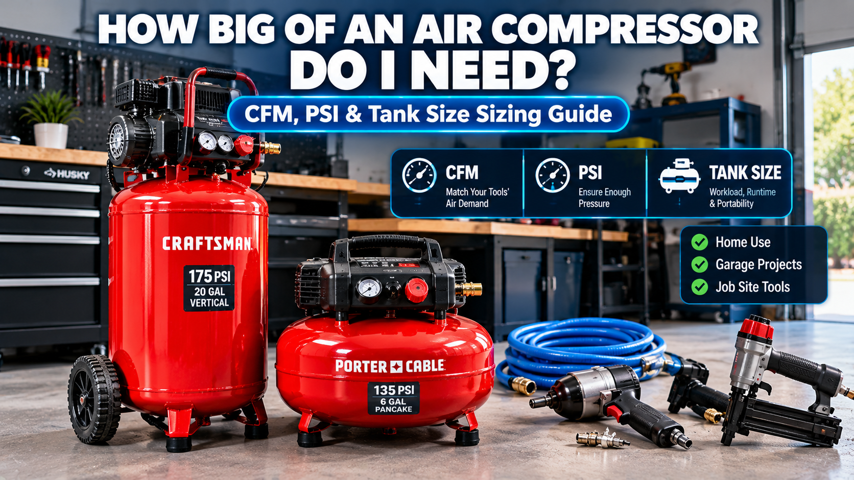 How Big of an Air Compressor Do I Need