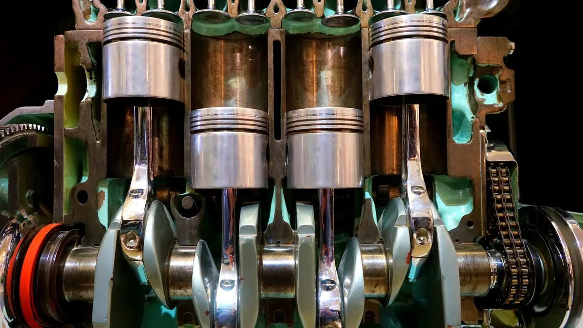 broken engine crankshaft