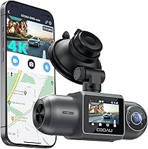 COOAU D30S 4K Dash Cam GPS