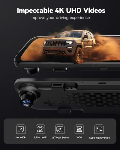 Best Dash Cam Rear View Mirror