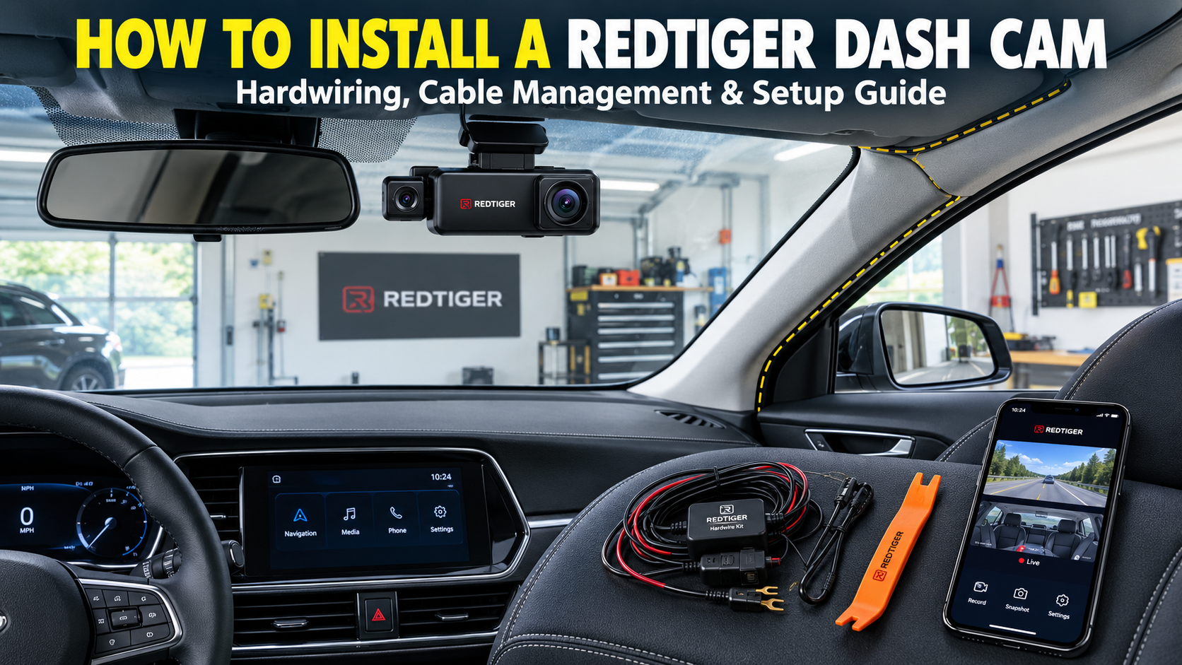 How To Install Red Tiger Dash Cam