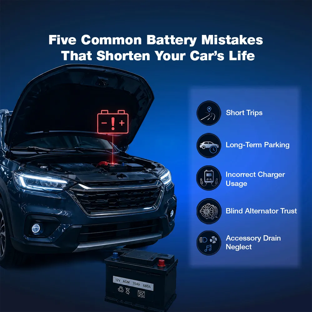 What Shortens Car Battery Life
