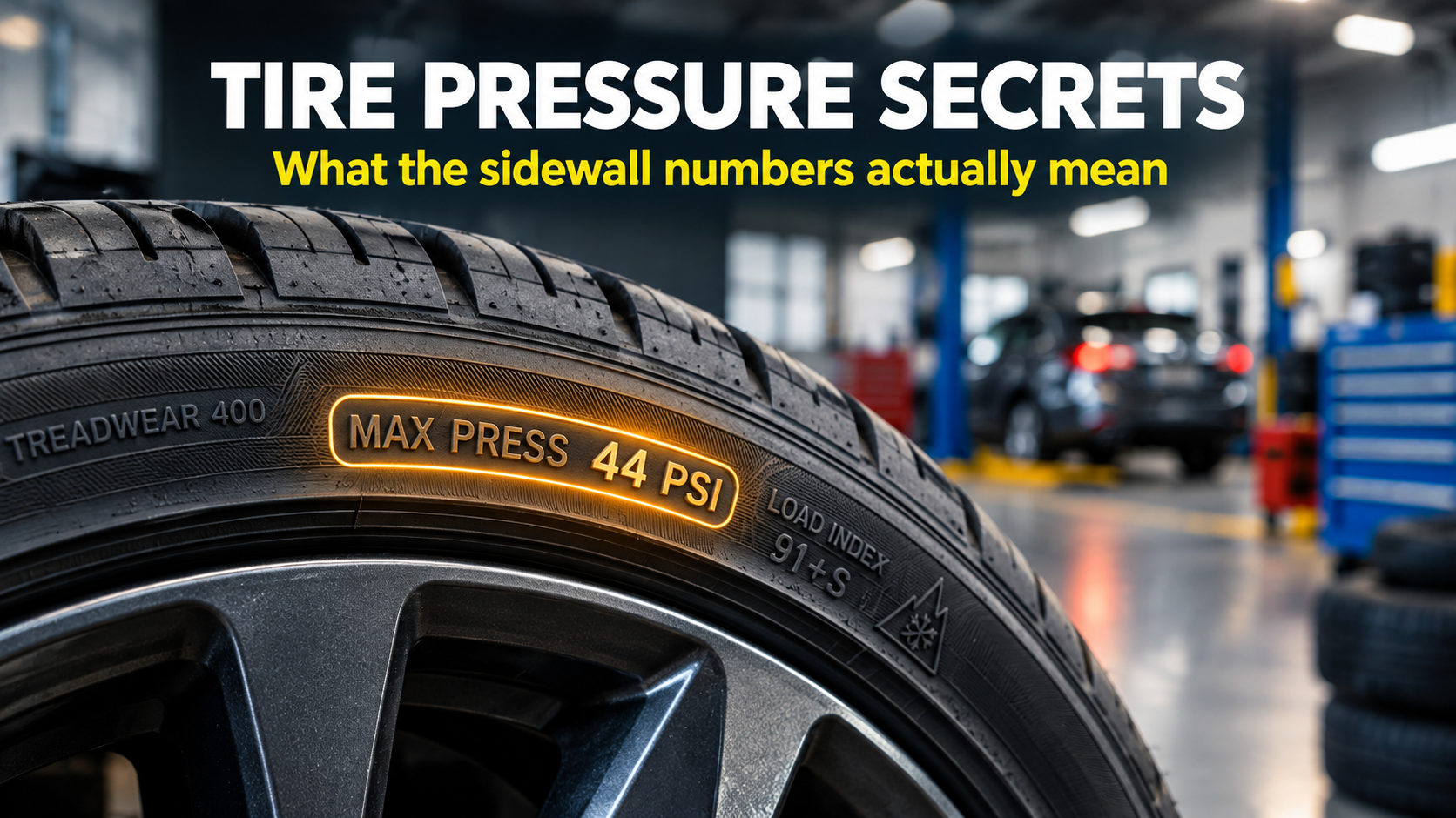 What Does The Tire Inflation Number On The Sidewall Indicate