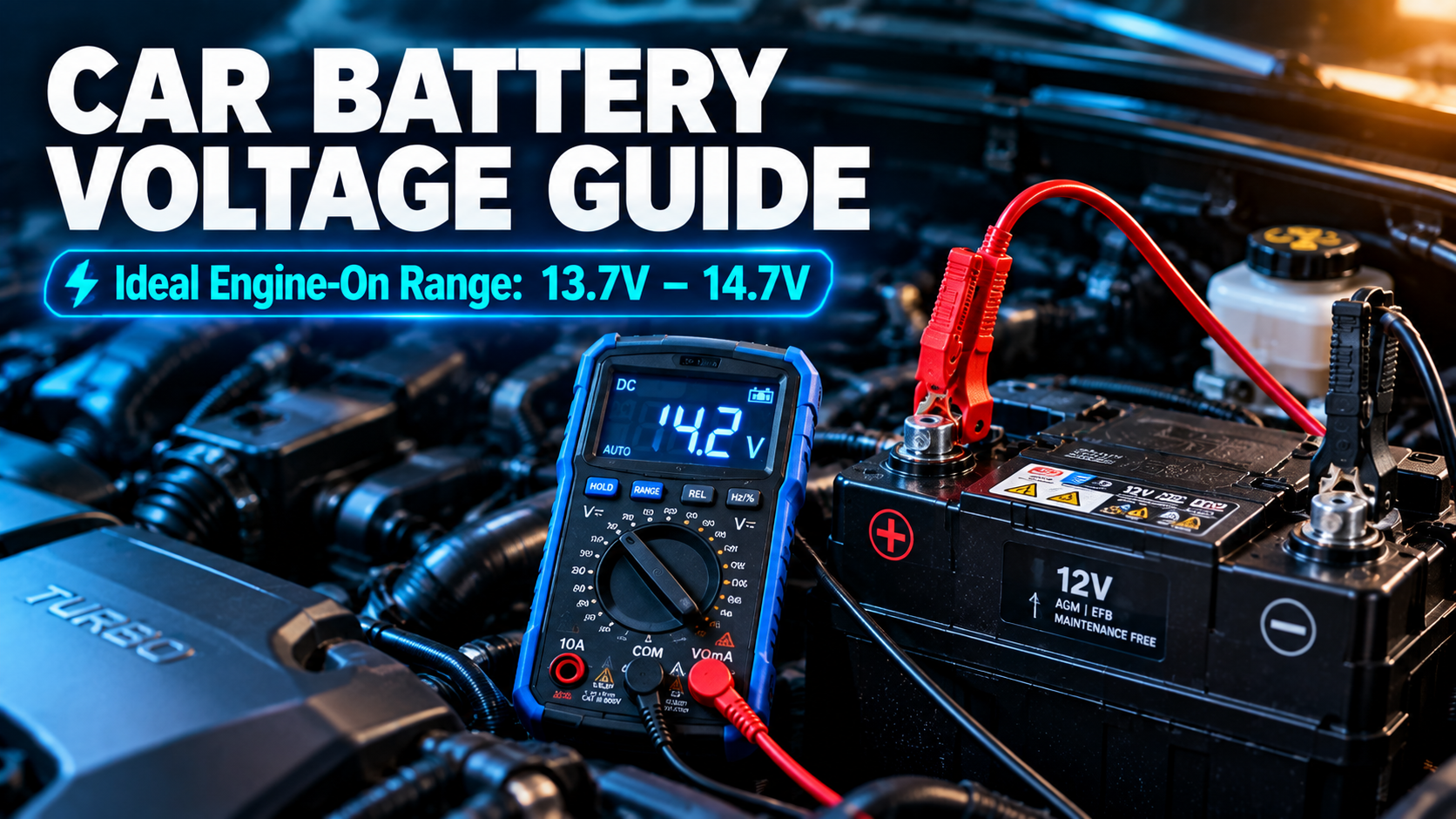 What Should Battery Voltage Be When Car Is On