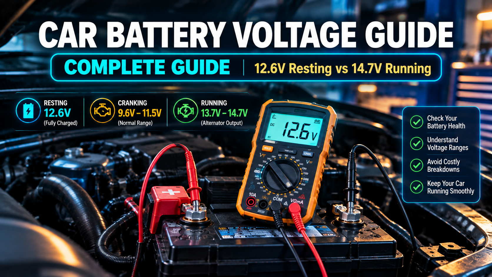 What Voltage For Car Battery