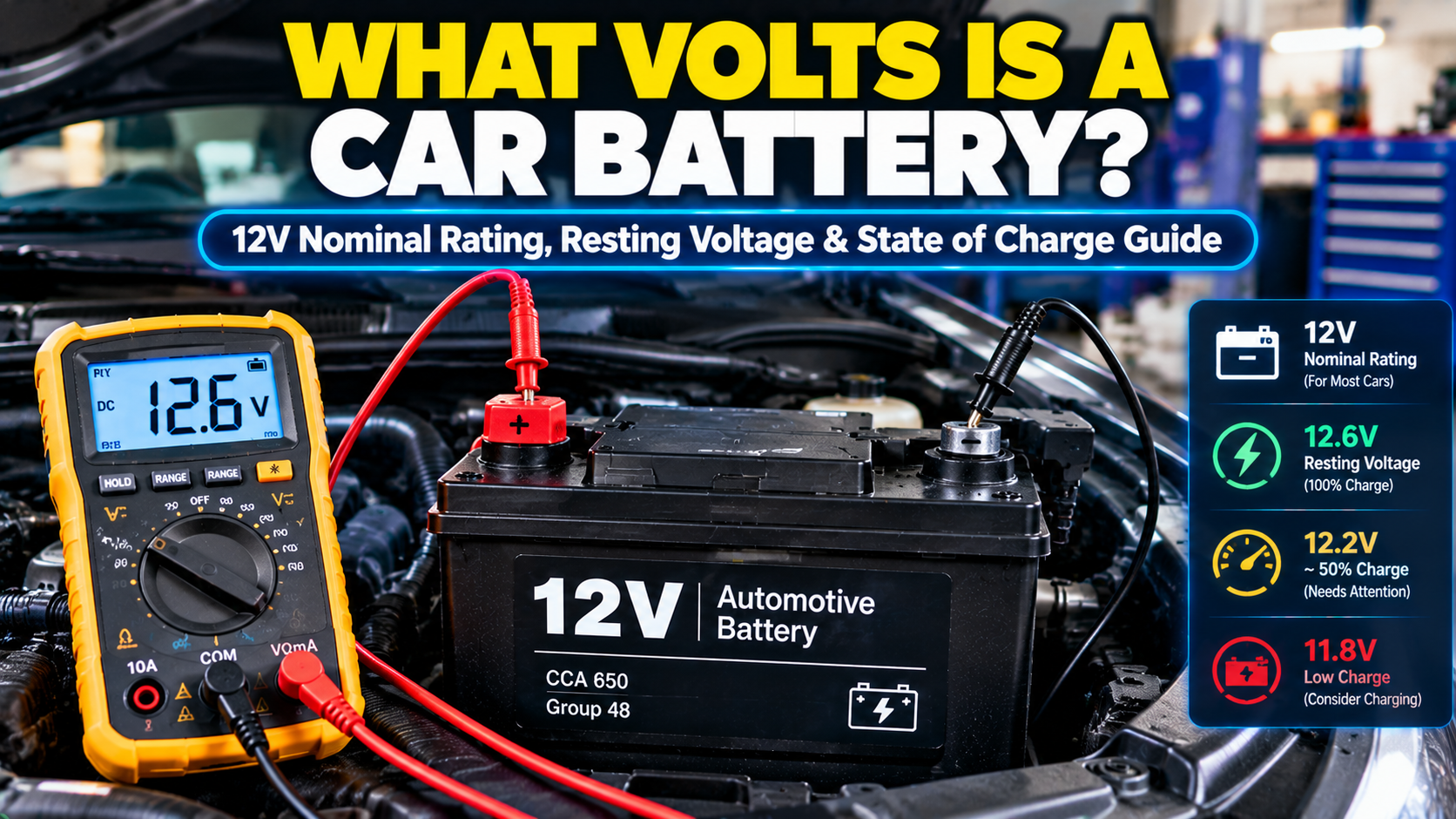 What Volts Is A Car Battery