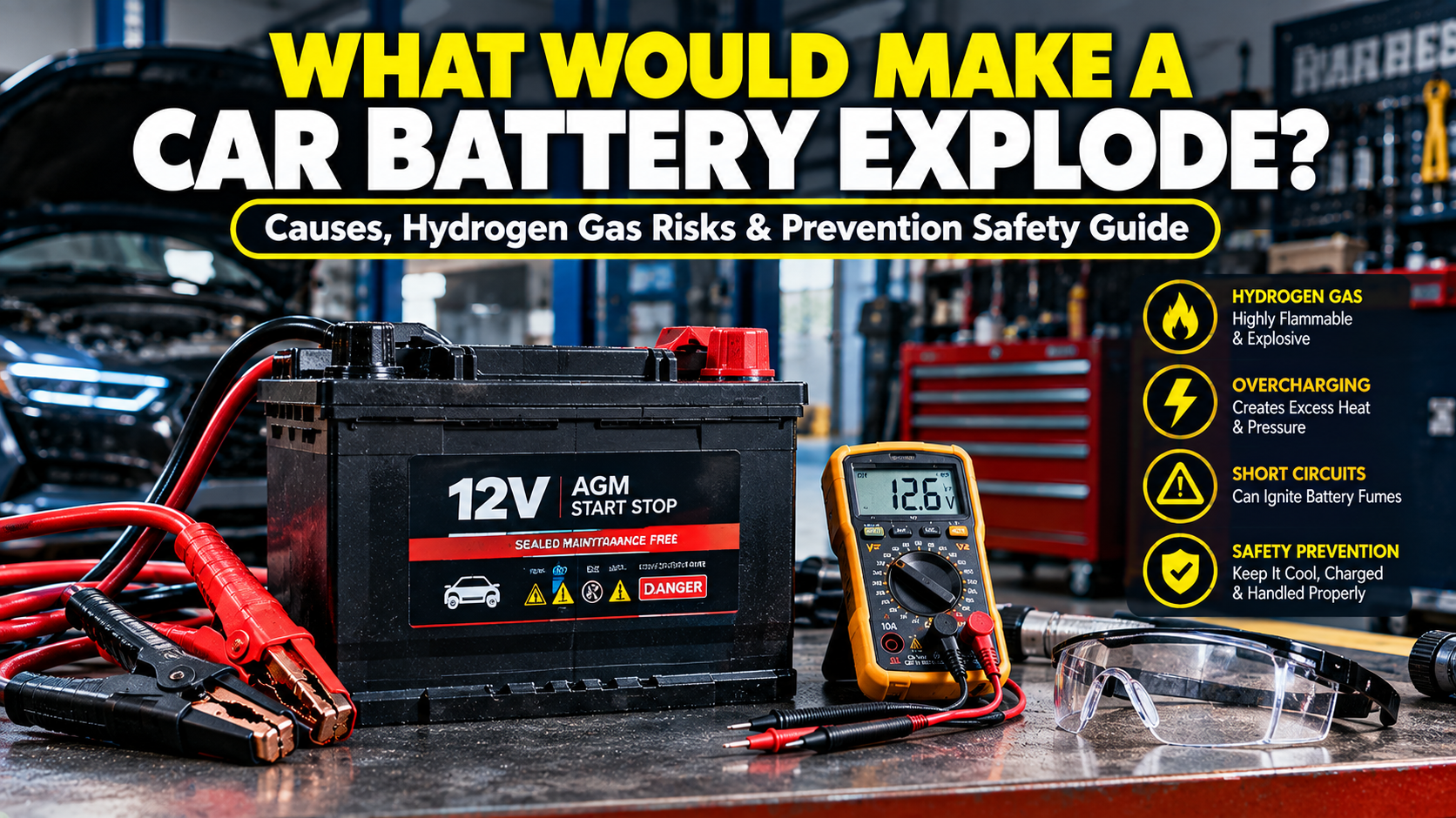 What Would Make A Car Battery Explode