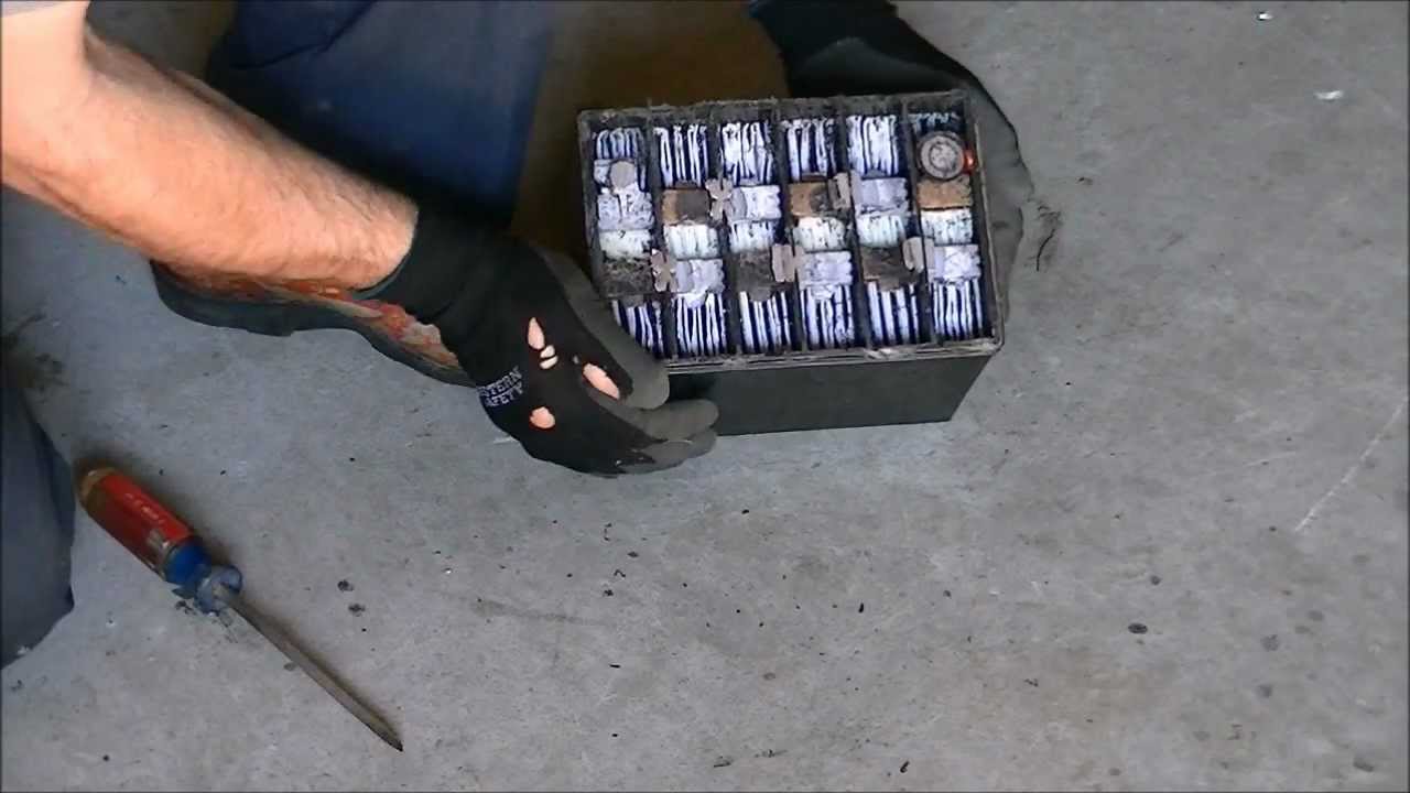 What Is Inside A Car Battery