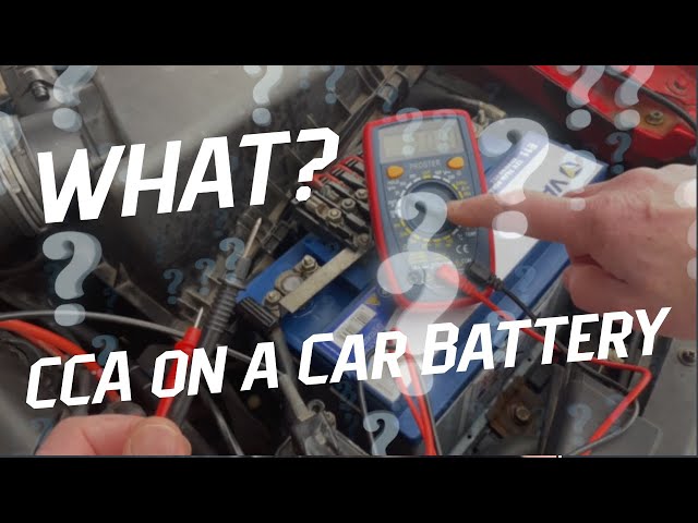 What Is CCA On A Car Battery